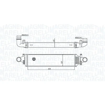 Afbeelding van Magneti Marelli Interkoeler 351319205420