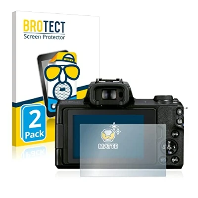 Afbeelding van BROTECT (2 Stuks) Antireflecterende Beschermfolie voor Canon EOS M50 Mark II Anti Glare Screen Protector, Mat, Ontspiegelend