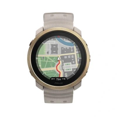 Afbeelding van Polar Vantage M3 Goud (Beige Siliconenband)