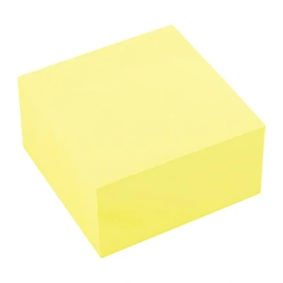 Afbeelding van D.RECT 009505 zelfklevende notitieblokjes Super Sticky Notes notitieblaadjes in 51x51mm 400 vellen geel