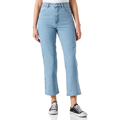 Afbeelding van Wrangler Dames Wild West Bluestone Jeans, Bluestone, 40W x 34L