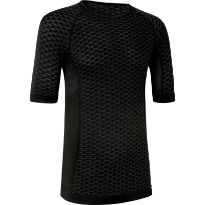Afbeelding van GripGrab Expert Seamless Korte Mouw Zomer Fiets Base Layer Zweethemd Zwart Unisex Maat M/L