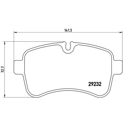 Afbeelding van Brembo Remblokset P A6 027