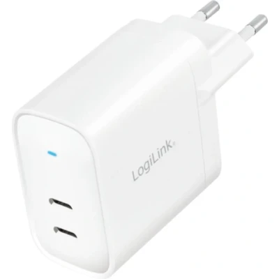 Afbeelding van LogiLink PA0283 USB oplader 2 x C bus (Power Delivery) Binnen, Thuis Power Delivery (USB PD)