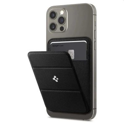 Afbeelding van Spigen MagSafe Card Holder Smart Fold Zwart