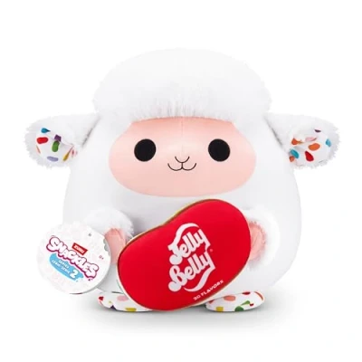 Afbeelding van ZURU Snackle Serie 2 Snacktle 35 cm Gebouwd, knuffelig en knijpbaar pluche dier met officiële lab (Jelly Belly) Snack Accessoires