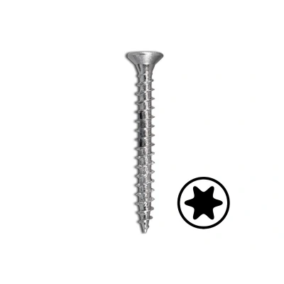 Afbeelding van Voldraadschroeven Verzinkt 5 x 25 mm Torx Doos 200 stuks
