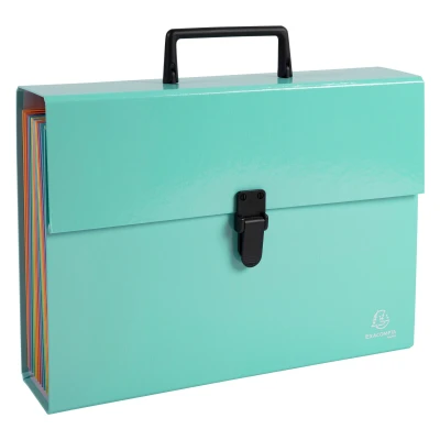 Afbeelding van Sorteermap 18 ind. A quarel groen pastel per 4