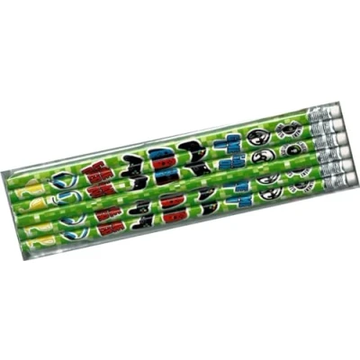 Afbeelding van Gamer Potloden Met Gum 6 stuks