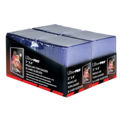 Afbeelding van Ultra Pro UP Toploader 3&quot; x 4&quot; Clear Regular &amp; Card Sleeves (200) Toploaders