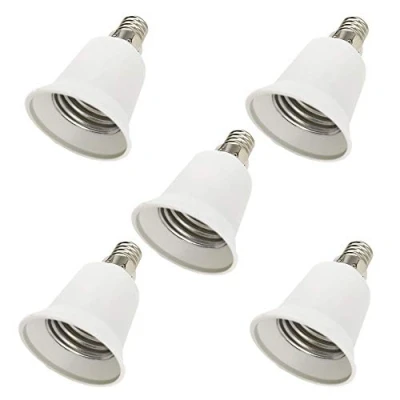 Afbeelding van DZYDZR 5 stuks E14 naar E27 lampvoet adapter voor LED lampen