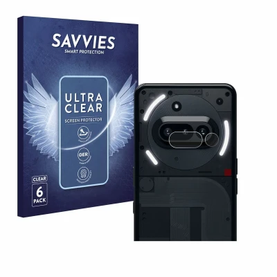 Afbeelding van Savvies Screenprotector voor Nothing Phone (3a) (ALLEEN Camera Lens) Folie Beschermfolie transparant (6 Stuks)