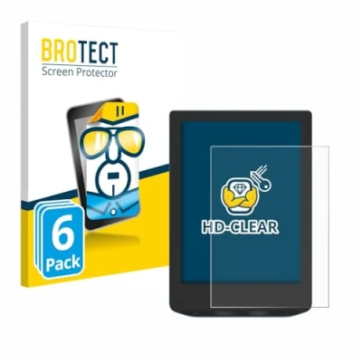 Afbeelding van BROTECT Screenprotector voor PocketBook Verse Pro Color Folie Beschermfolie transparant (6 Stuks)