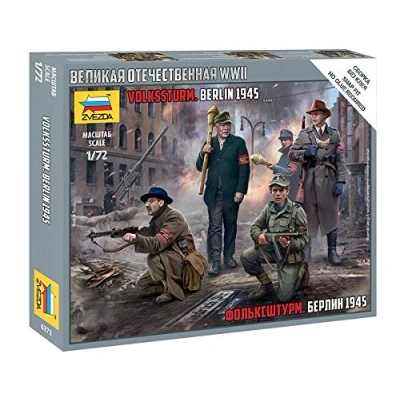 Afbeelding van 1:72 Zvezda 6272 Volkssturm. Berlin 1945 Plastic Modelbouwpakket
