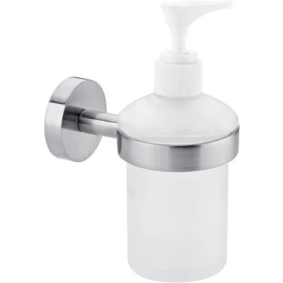 Afbeelding van tesa® Moon zeeppomp, roestvrijstalen look, zelfklevend, 109 mm x 70 156