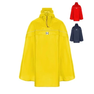 Afbeelding van HOCK HET ORIGINEEL en echte TESTWINNAAR* Regenponcho met capuchon voor fietsers Waterdichte fietsponcho Regenbescherming heren dames De perfecte regenjas alle