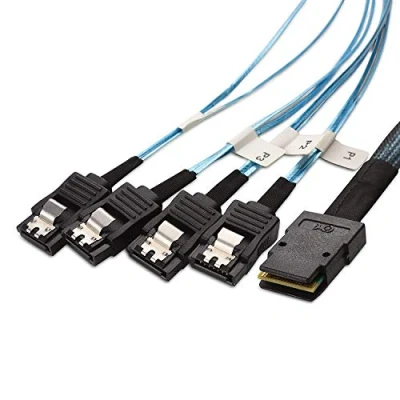 Afbeelding van Cable Matters Interne Mini SAS naar SATA Kabel 1,6 Voet (SFF 8087 Forward Breakout)
