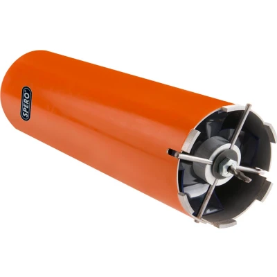 Afbeelding van 152mm Diamant Droogboor M16 400mm lang met Stofafzuiging &amp; Centreersleuven SPERO