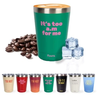 Afbeelding van Koffiemok Thermosbeker It&#039;s Too A.M. For Me