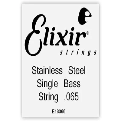 Afbeelding van Elixir 13366 Single String Bass 065 Stainless Steel Enkele basgitaarsnaar