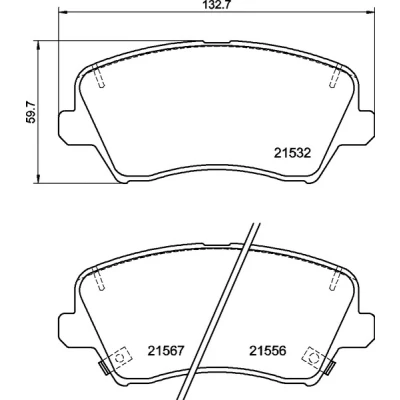 Afbeelding van Brembo Remblokset P 30 123