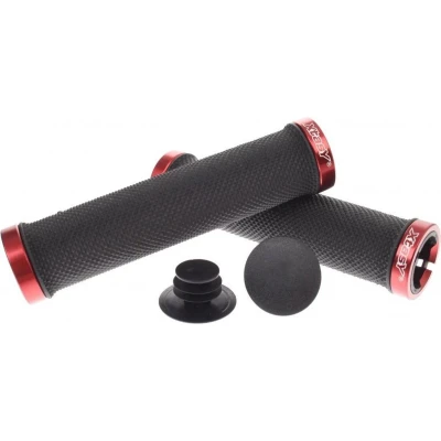 Afbeelding van Ergotec Handvatten Bilbao Lang/Lang Zwart/Rood
