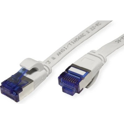 Afbeelding van VALUE FTP patchkabel, Cat.6A (Class EA), extra plat, grijs, 1 m