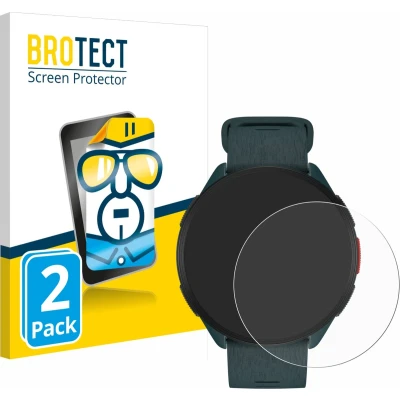 Afbeelding van BROTECT (2 Stuks) Schermbeschermer voor Polar Pacer Screen Protector Transparant