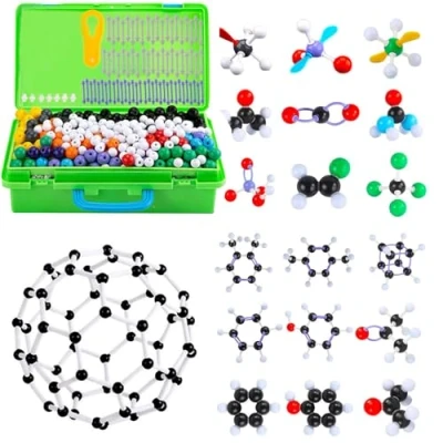 Afbeelding van Fullerene moleculair model van de chemie, 818 delen, modelset voor scheikunde, set leerlingen of leraren om chemie te leren kennen