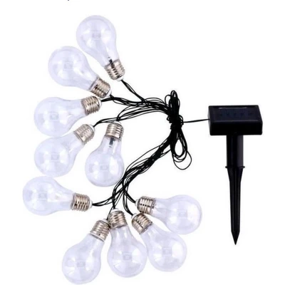 Afbeelding van Gerimport Zonneslinger 10 gloeilampen 40 leds 4,4 mtr