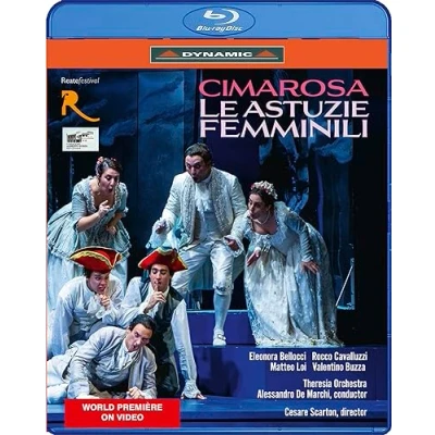Afbeelding van Alessandro De Marchi, Eleonora Bellocci Cimarosa: Le Astuzie Femminili (Blu ray)