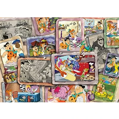 Afbeelding van Ravensburger 1000 Pieces Licences THE Flintstones Puzzel voor kinderen, Maat: One Size, Multi coloured