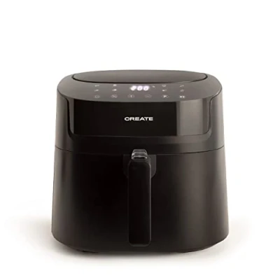 Afbeelding van CREATE Friteuse zonder olie 6,2L BPA , PFOA en PTFE vrije Capaciteit 6 of 7 porties 1500W Zwart AIR FRYER PRO LARGE