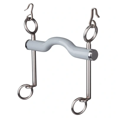 Afbeelding van Beris Dressuurstang Lang met Tongboog Hard 13cm