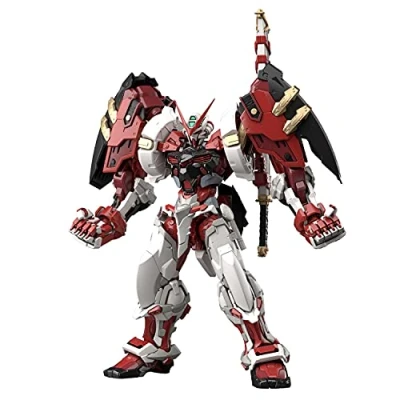 Afbeelding van Bandai Model Kit Gundam Hi Res 1/100 Astray rood Frame Aangedreven Kit, wit, zwart,
