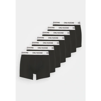 Afbeelding van Only &amp; Sons Onsfitz 7 PACK Boxerbriefs, Heren, Maat: Small, Black
