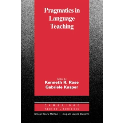 Afbeelding van Pragmatics In Language Teaching