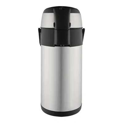Afbeelding van Pioneer Flasks Roestvrijstalen Airpot Hot Cold Water Thee Koffiedispenser Conference Evenement Kolf, Satijn Afwerking 3 Liter