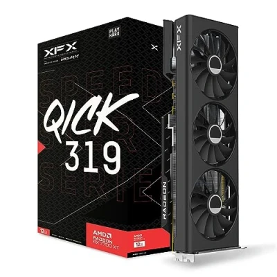 Afbeelding van VGA XFX SPEEDSTER QICK 319 AMD Radeon RX 7700 XT BLACK