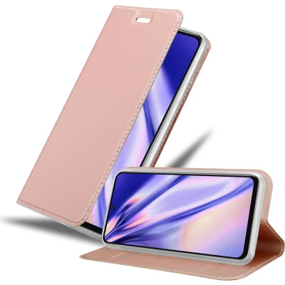 Afbeelding van Cadorabo Hoesje geschikt voor Xiaomi POCO M4 PRO 5G in CLASSY ROSE GOUD Beschermhoes met magnetische sluiting, standfunctie en kaartvakje Book Case Cover Etui