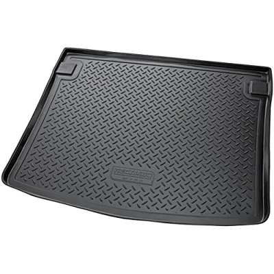 Afbeelding van Recambo Rubberen kofferbakmat Premium geschikt voor VW Caddy III, IV vanaf 2003 twee schuifdeuren precies passend met rand