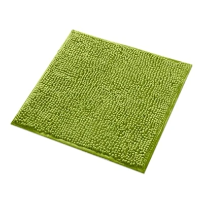 Afbeelding van Badmat Groen Badkamer Tapijt kan gecombineerd worden tot een set Antislip &amp; Maschinewasbaar Toiletmat 45x45cm