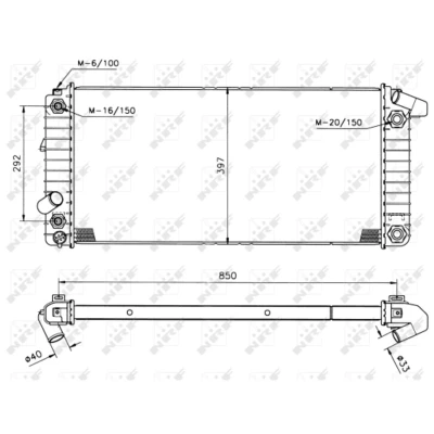 Afbeelding van NRF Radiateur 50208