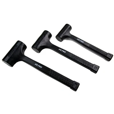 Afbeelding van US PRO 1664 3st rubber hamers hamers, zwart