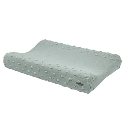 Afbeelding van Meyco Silverline Knots aankleedkussenhoes 70x45 cm groen