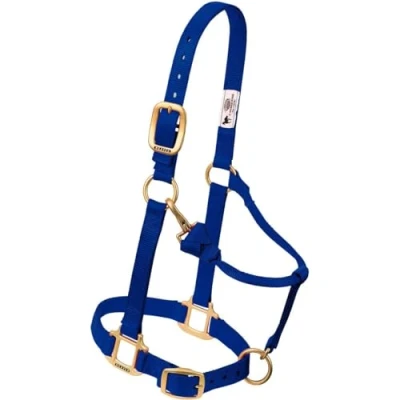 Afbeelding van Weaver Leather Originele Verstelbare Nylon Horse Halter, Jaarling, Navy