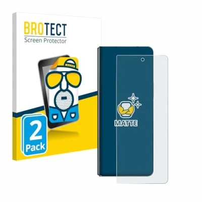 Afbeelding van BROTECT (2 Stuks) Antireflecterende Beschermfolie voor Samsung Galaxy Z Fold 4 Anti Glare Screen Protector, Mat, Ontspiegelend