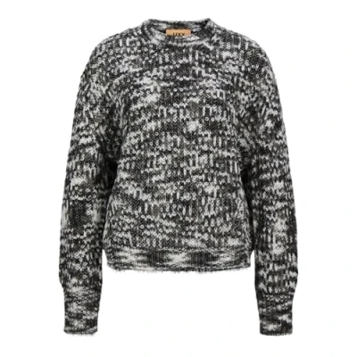 Afbeelding van JJXX Jxsimone Space DYE CREW NECK Trui, Dames, Maat: Small, Black