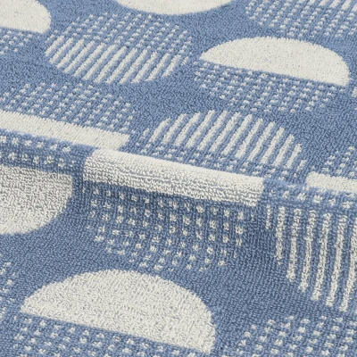 Afbeelding van Keukendoek Bunzlau Castle Dots Grijs Blauw