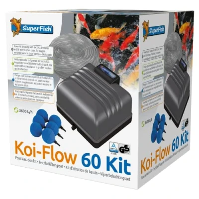 Afbeelding van Superfish Luchtpomp Koi Flow 60 Professioneel Beluchtingsset